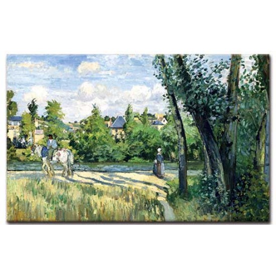 אור שמש על הדרך לפונטואז - Camille Pissarro