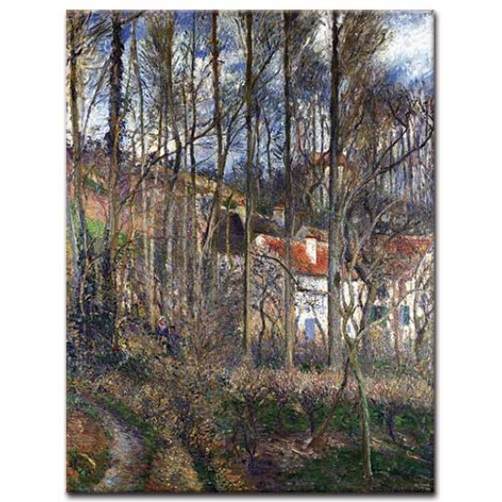 המנזר בחוף אוקסן - Camille Pissarro