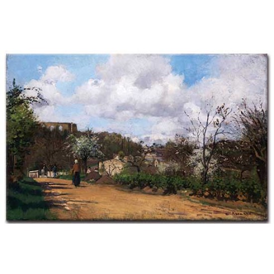 נוף מלובסיין - Camille Pissarro