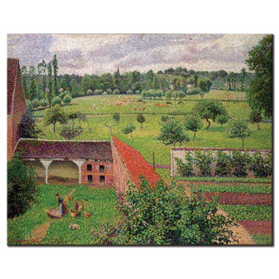 הנוף מחלוני, ארגני - Camille Pissarro