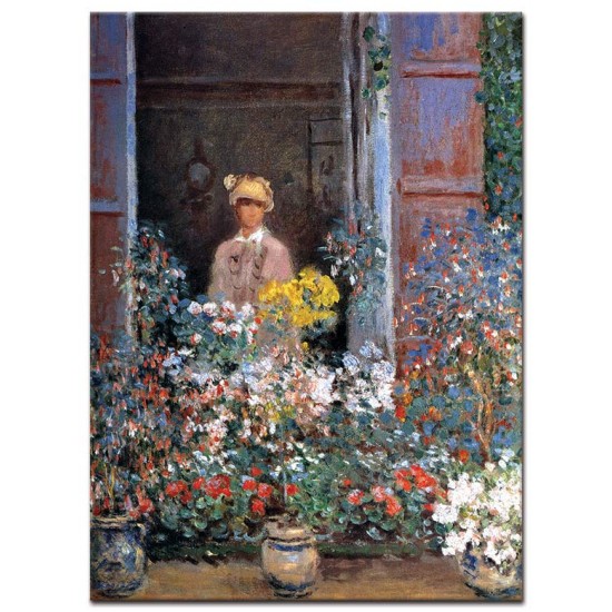 קמיל בחלון - Claude Monet