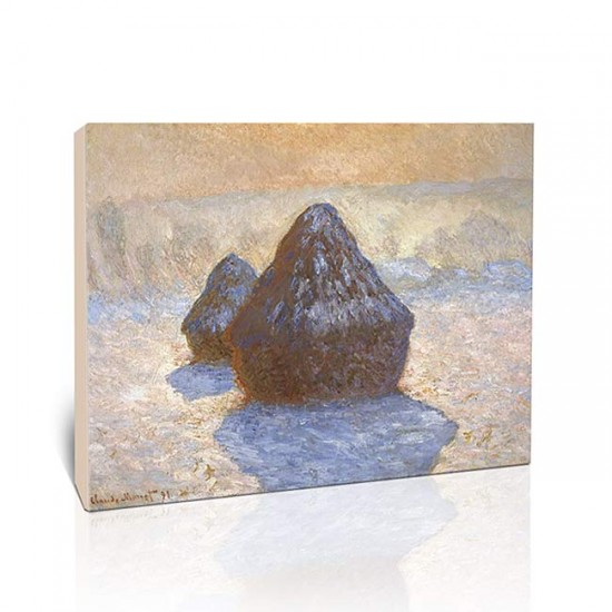 ערימות שחת, אפקט שלג - Claude Monet