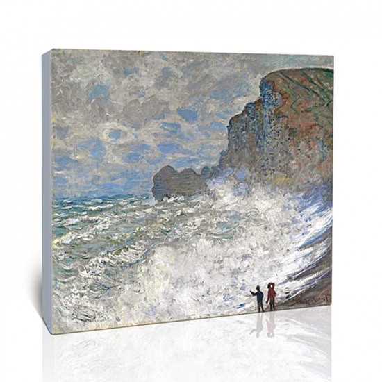 מזג אויר גרוע, אטרטה - Claude Monet