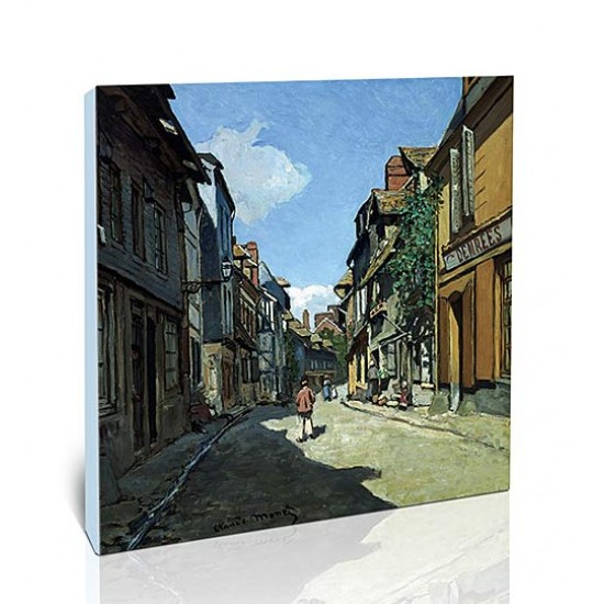 רחוב בבולה, הונפלור - Claude Monet