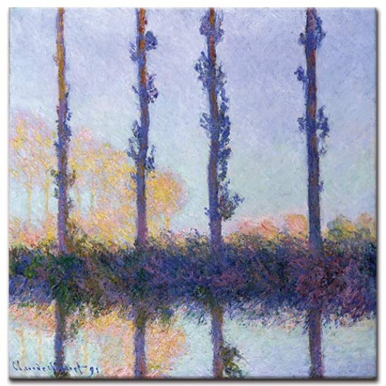ארבעת העצים - Claude Monet