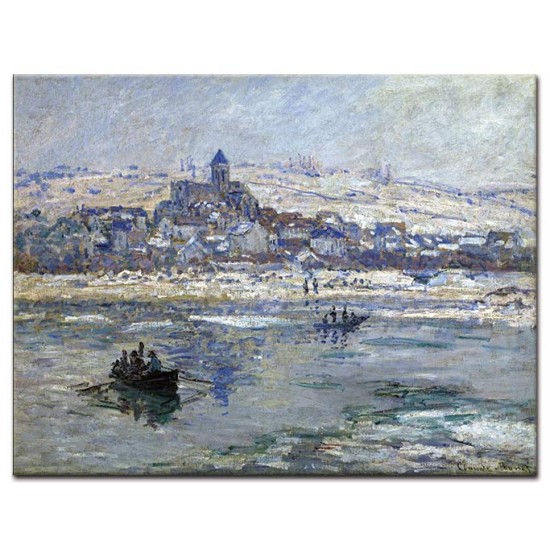 וטוויל בחורף - Claude Monet