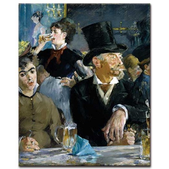 בבית הקפה - Edouard Manet