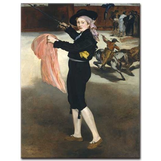 העלמה V בתחפושת וחרב - Edouard Manet