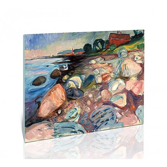 חוף ובית אדום - Edvard Munch