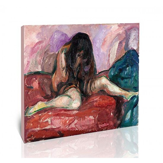 אישה עירומה בוכה - Edvard Munch
