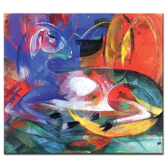 טלה כחול - Franz Marc