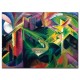 צבי בגינת המנזר - Franz Marc