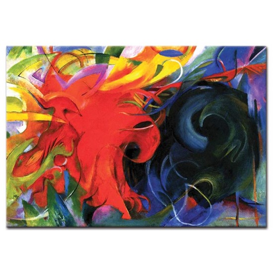 צורות נלחמות - Franz Marc