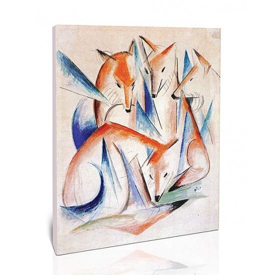 ארבעה שועלים - Franz Marc