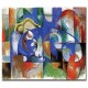 שור שוכב - Franz Marc