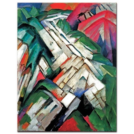 נוף הררי - Franz Marc