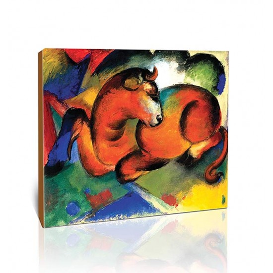 שור אדום - Franz Marc