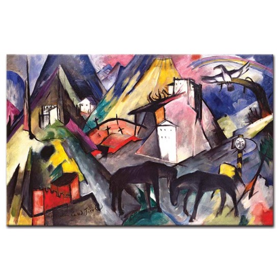 ארץ חסרי המזל של טירול - Franz Marc