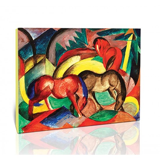 שלושה סוסים - Franz Marc