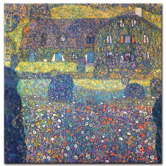 בית כפרי באטרסי - Gustav Klimt