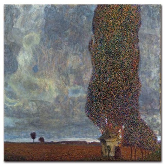 עץ הצפצפה הגדול - Gustav Klimt