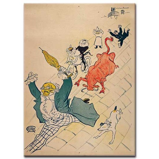 השור הזועם, Henri de Toulouse-Lautrec