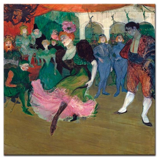 מרסל לנדר רוקדת בולרו בשילפריק - Henri de Toulouse-Lautrec