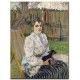 אישה וכלב - Henri de Toulouse-Lautrec