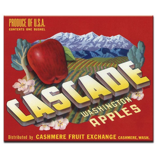 Cascade Washington Apples, lables