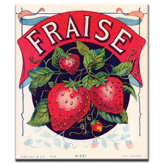 Fraise, lables