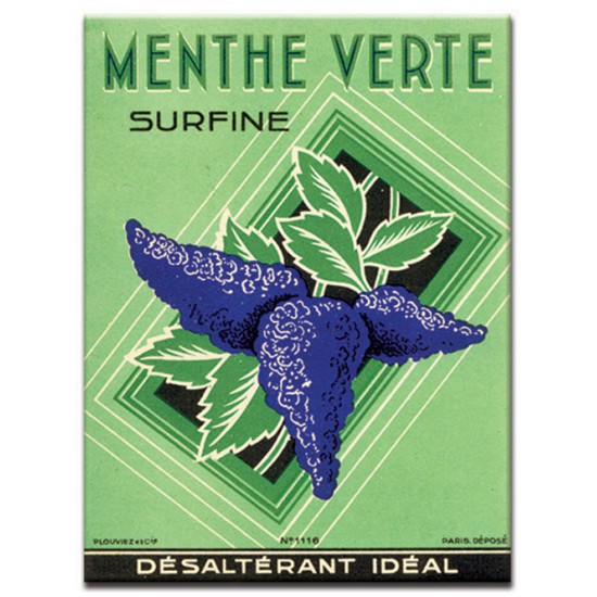 Menthe Verte, lables