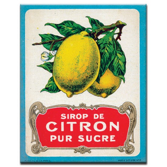 Sirop de Citron, lables