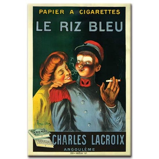 Le Riz Bleu, Leonetto Cappiello,כרזות סיגריות וטבק