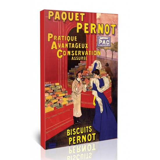 Paquet Pernot Biscuits, Leonetto Cappiello,כרזות אוכל ושתיה