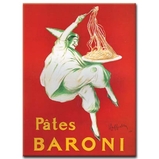 Pates Baroni, Leonetto Cappiello,כרזות אוכל ושתיה