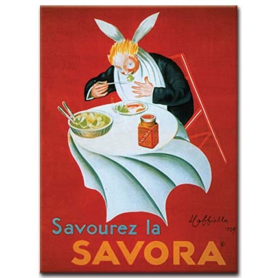 Savora, Leonetto Cappiello,כרזות אוכל ושתיה