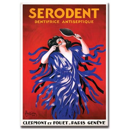 Serodent, Leonetto Cappiello,כרזות קוסמטיקה