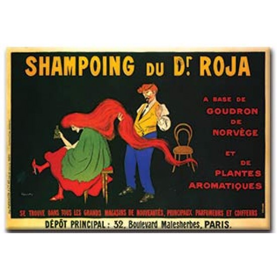 Shampoing du Dr Roja, Leonetto Cappiello,כרזות קוסמטיקה