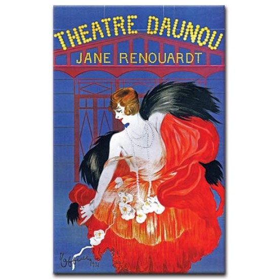 Theatre Daunou, Leonetto Cappiello,כרזות תיאטרון ותערוכות