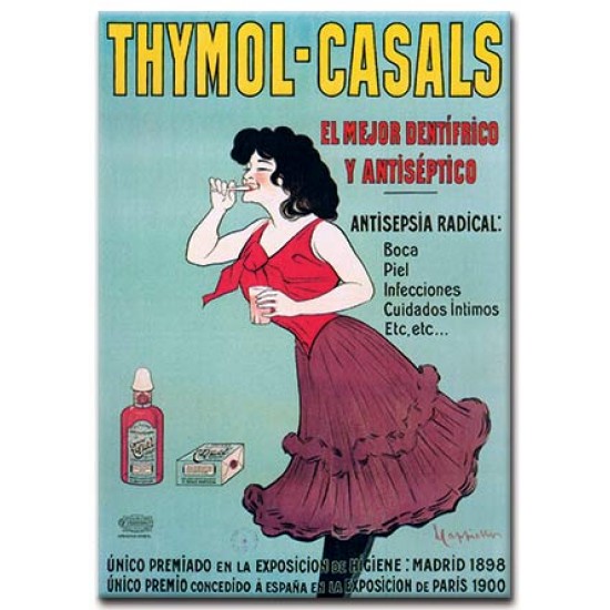 Thymol Casals, Leonetto Cappiello,כרזות קוסמטיקה