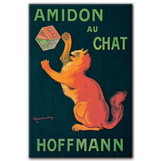 Amidon Au Chat, Leonetto Cappiello,כרזות אוכל ושתיה