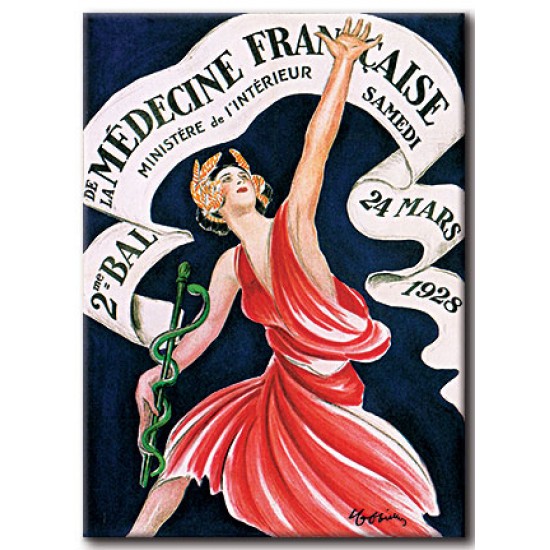 Bal de la Medecine Francaise, Leonetto Cappiello,כרזות הופעות ומסיבות