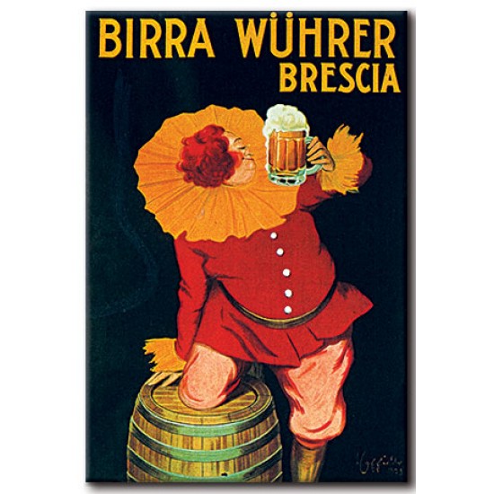 Birra Wuhrer Brescia, Leonetto Cappiello,כרזות אלכוהול