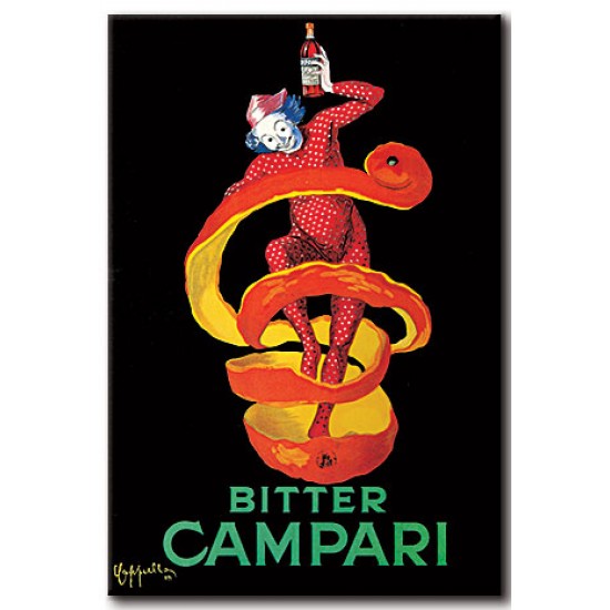 Bitter Campari, Leonetto Cappiello,כרזות אלכוהול