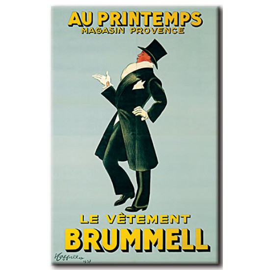 Brummell, Leonetto Cappiello,כרזות ביגוד ואופנה