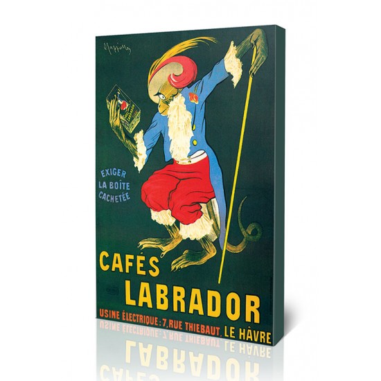 Cafe Labrador, Leonetto Cappiello,כרזות אוכל ושתיה