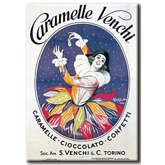 Caramelle Venchi, Leonetto Cappiello,כרזות אוכל ושתיה