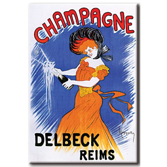 Champagne Delbeck Reims, Leonetto Cappiello,כרזות אלכוהול