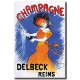 Champagne Delbeck Reims, Leonetto Cappiello,כרזות אלכוהול