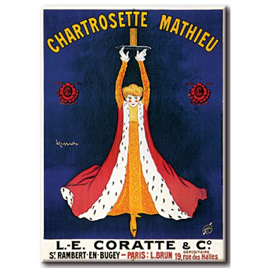 Chartrosette Mathieu, Leonetto Cappiello,כרזות אלכוהול